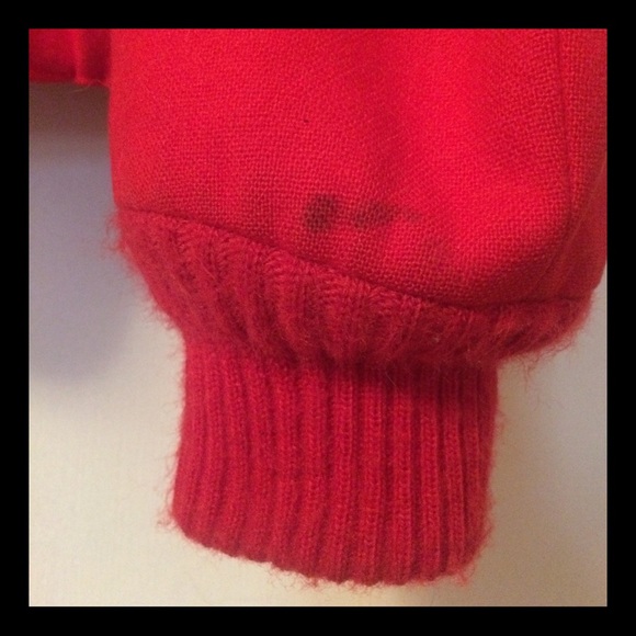 VTG PENDLETON Bomber Jacket- Wool- Classic Red - Picture 7 of 7